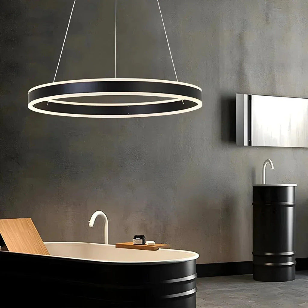 Circle Layered Living Room Chandelier | Desfino