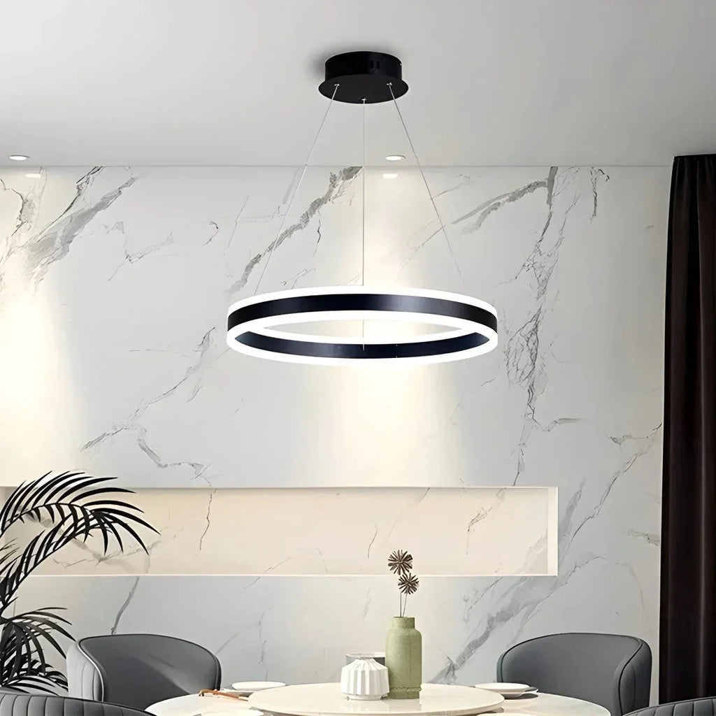Circle Layered Living Room Chandelier | Desfino