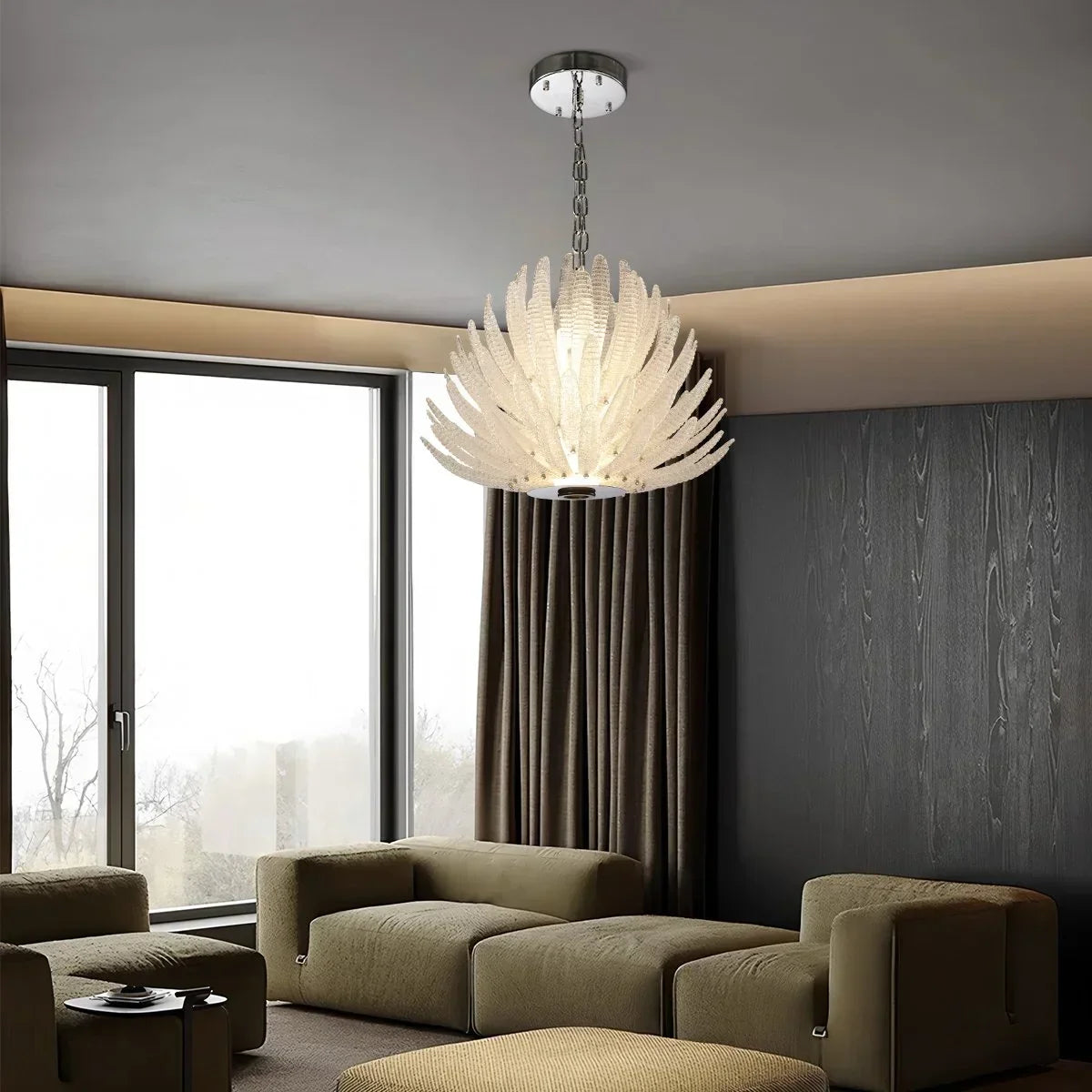 Creative Pinecone Glass Pendant Light | Desfino