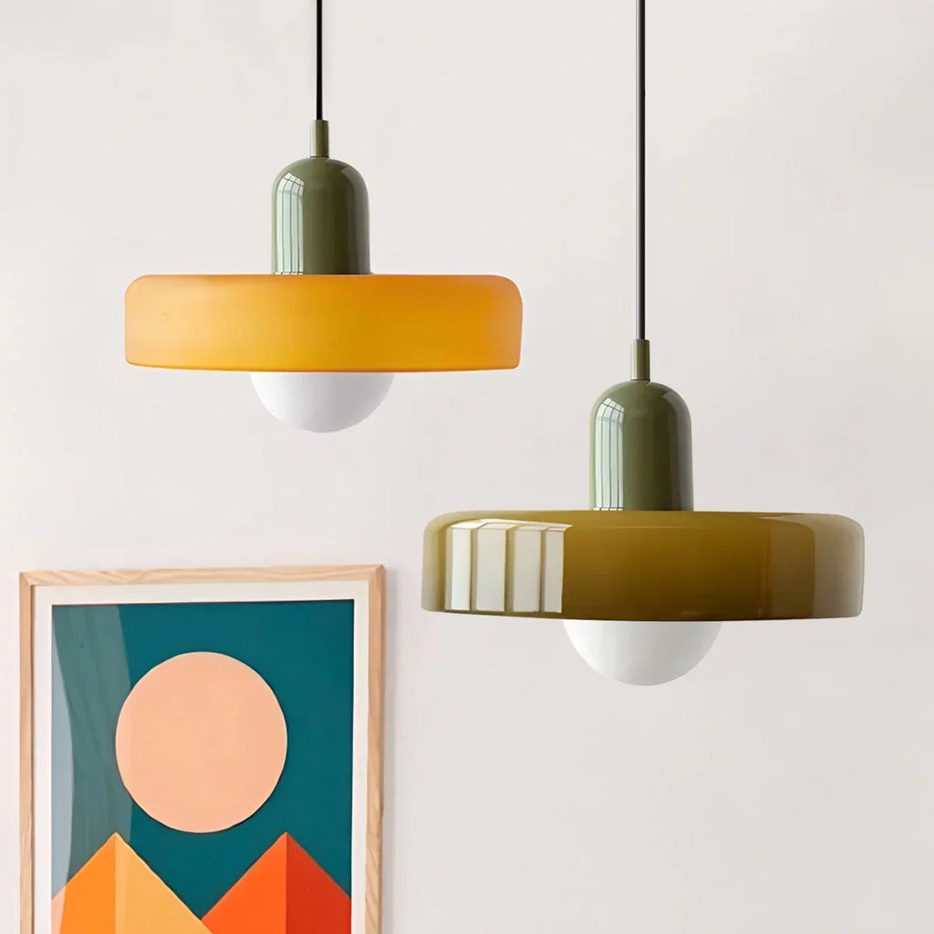 Modern Bauhaus Glass Pendant Light | Desfino