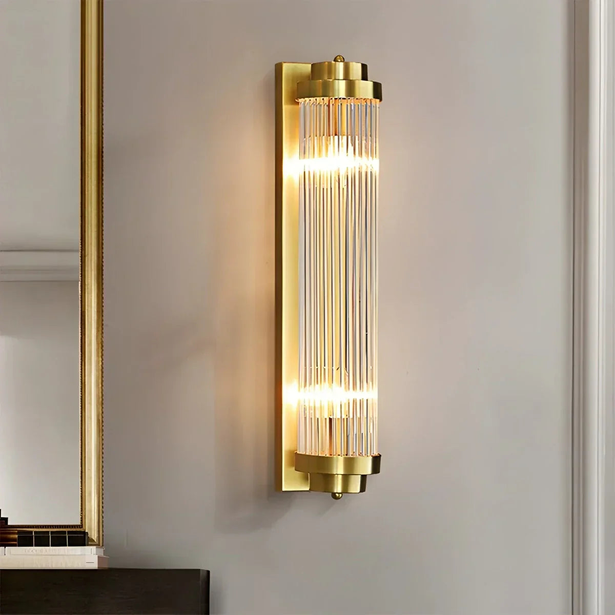 Crystal Glass Luxury Wall Sconce | Desfino