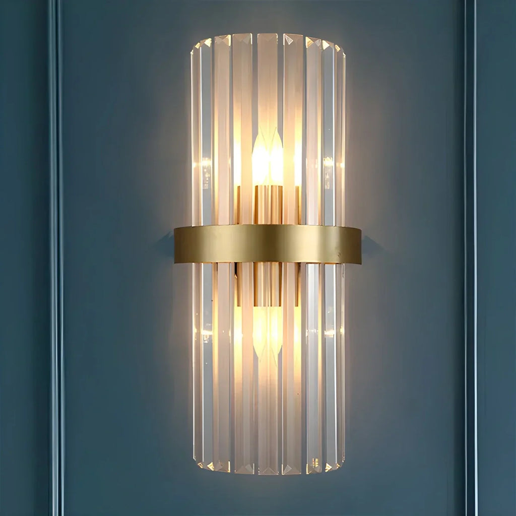 Crystal Glass Luxury Wall Sconce | Desfino