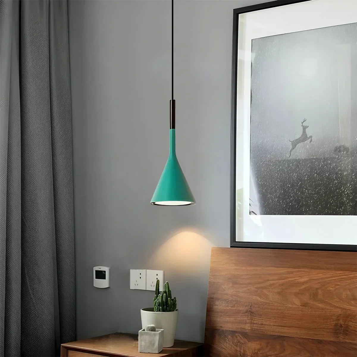 Divino-Kegel-Pendelleuchte für das Schlafzimmer | Desfino