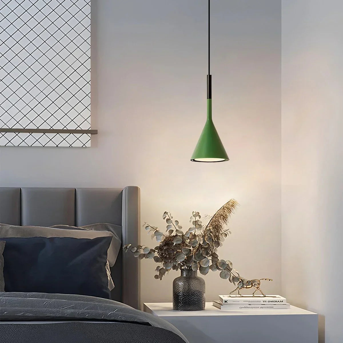 Divino-Kegel-Pendelleuchte für das Schlafzimmer | Desfino