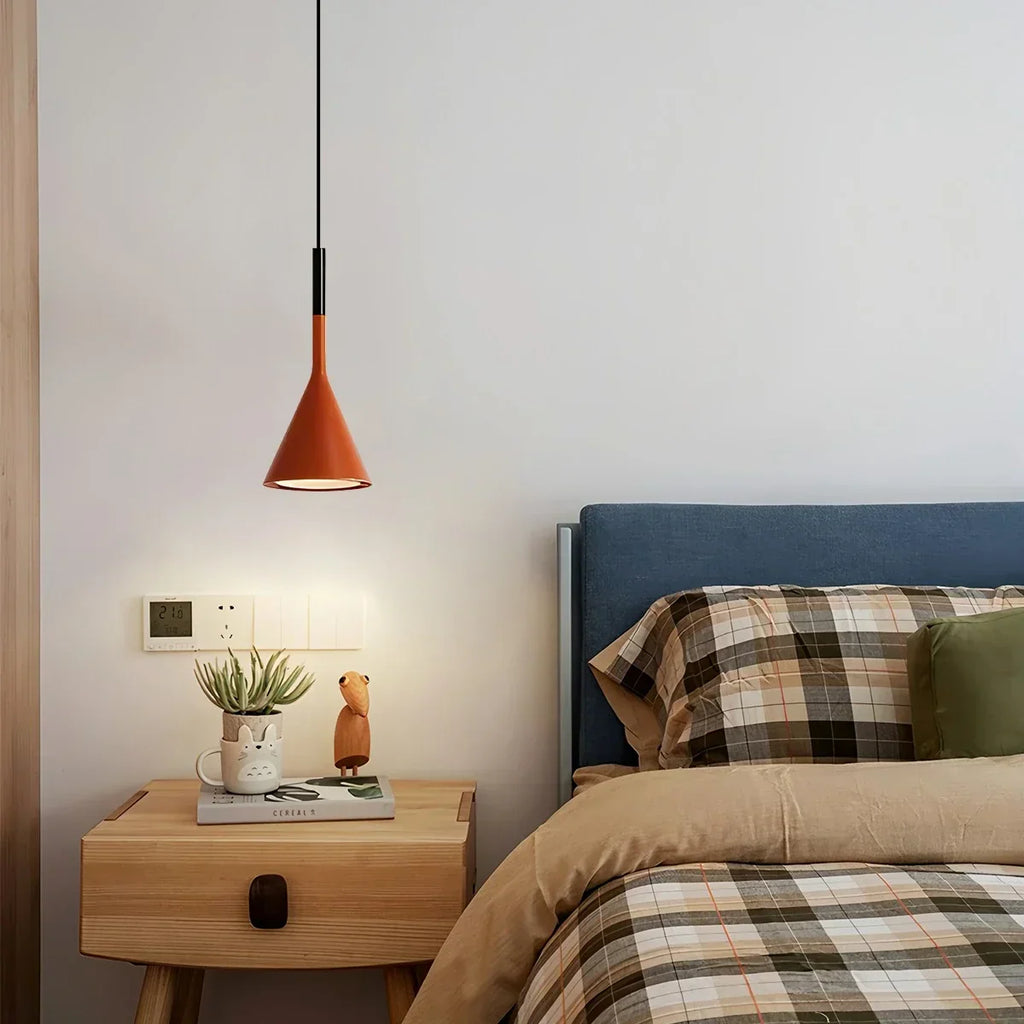 Divino-Kegel-Pendelleuchte für das Schlafzimmer | Desfino