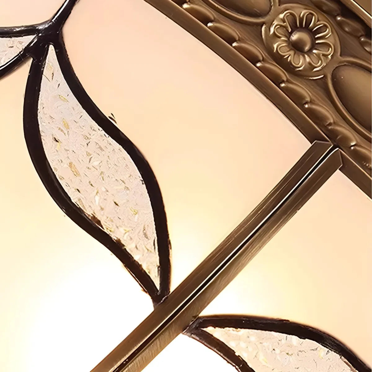 European Retro Glass Ceiling Light | Desfino