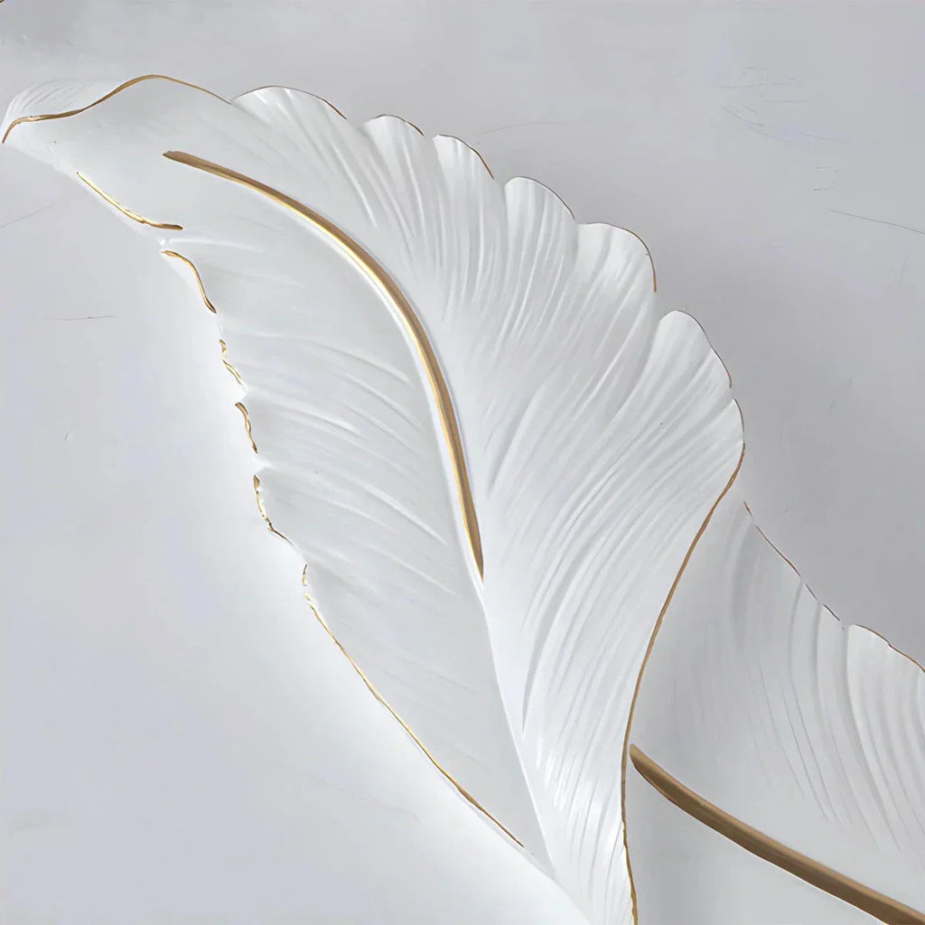 Feather Wall Lamp for Bedroom Living Room | Desfino