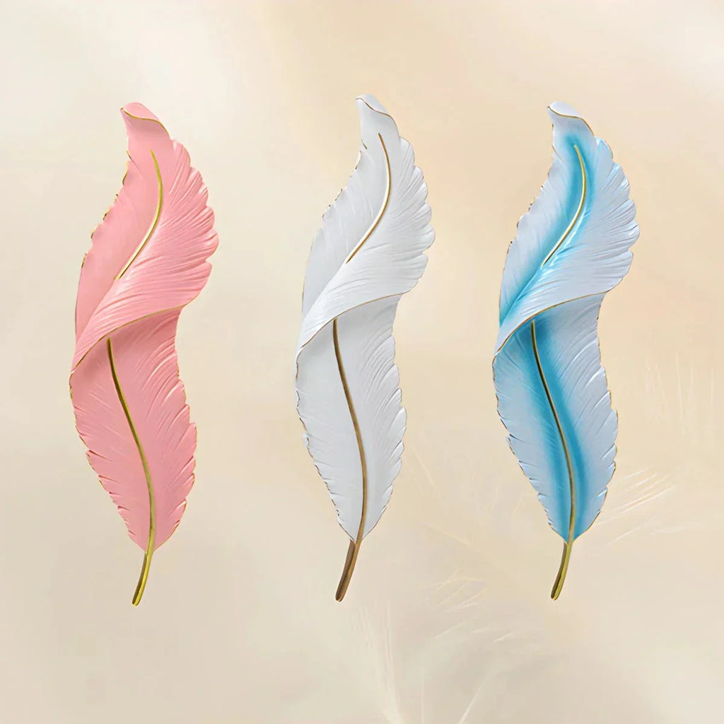 Feather Wall Lamp for Bedroom Living Room | Desfino