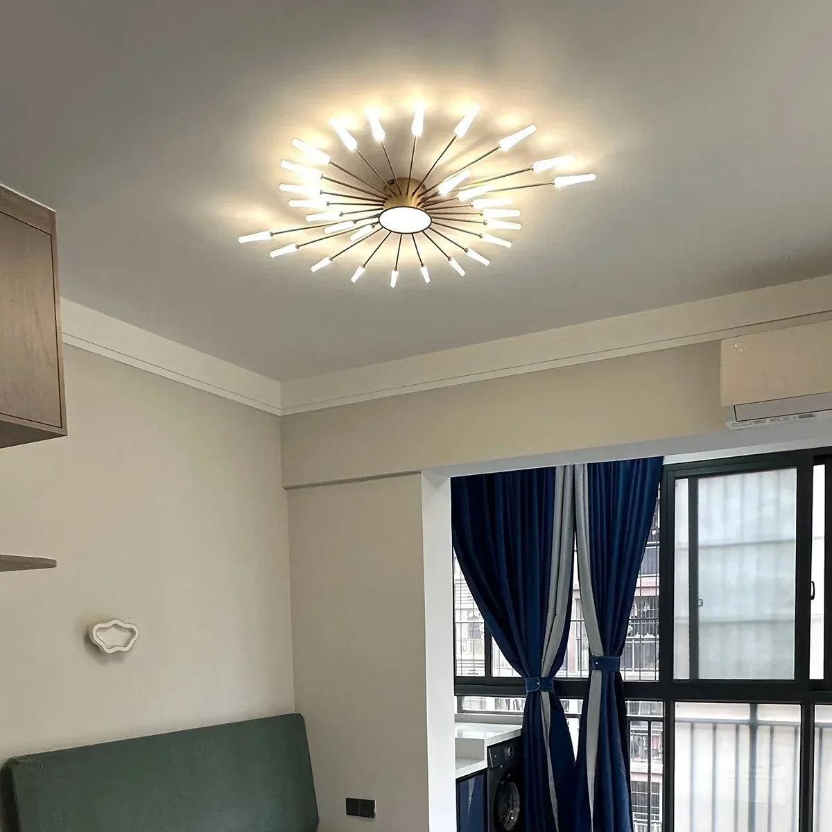 Fireworks Swirl Ceiling Light for Living Room | Desfino