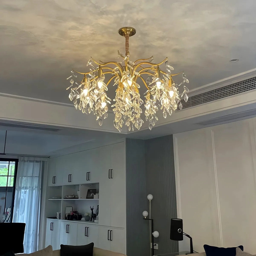 French Light Luxury Crystal Chandelier | Desfino