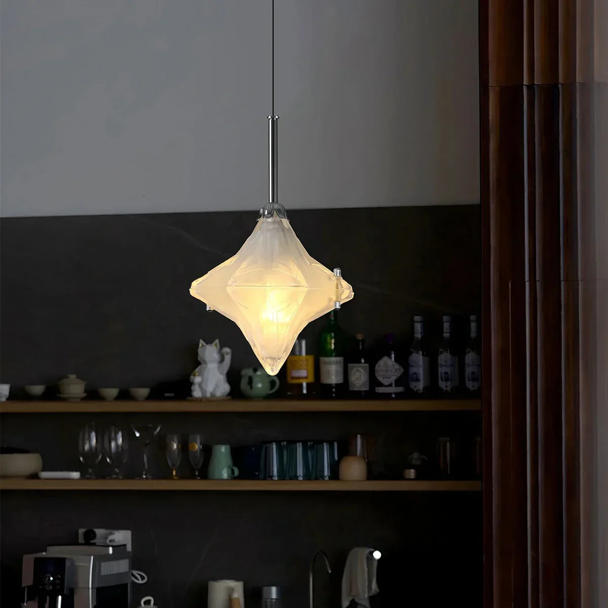 French Murano Star Glass Pendant Light | Desfino