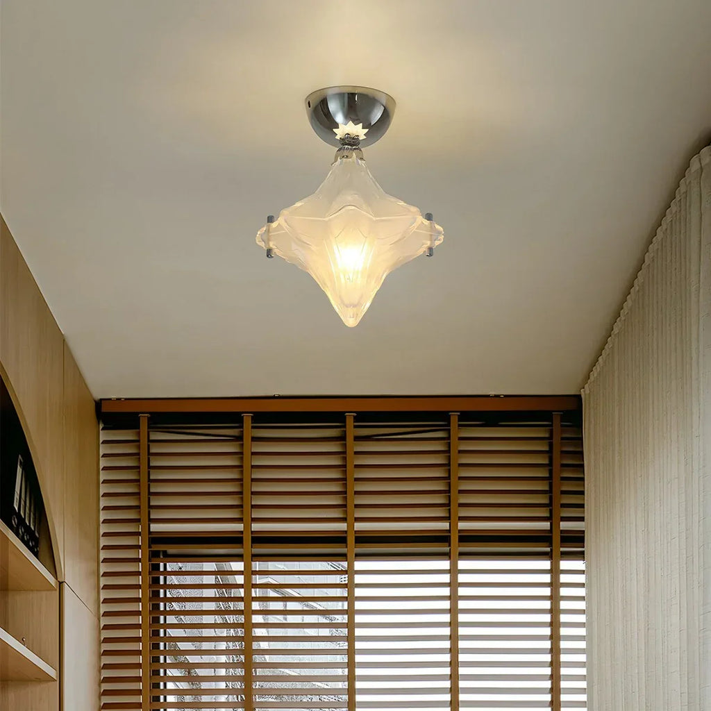 French Murano Star Glass Pendant Light | Desfino