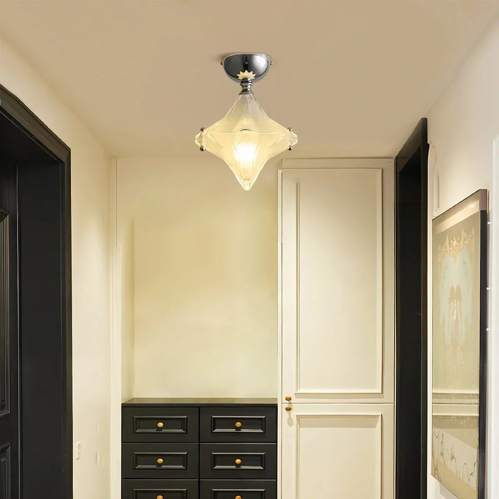 French Murano Star Glass Pendant Light | Desfino