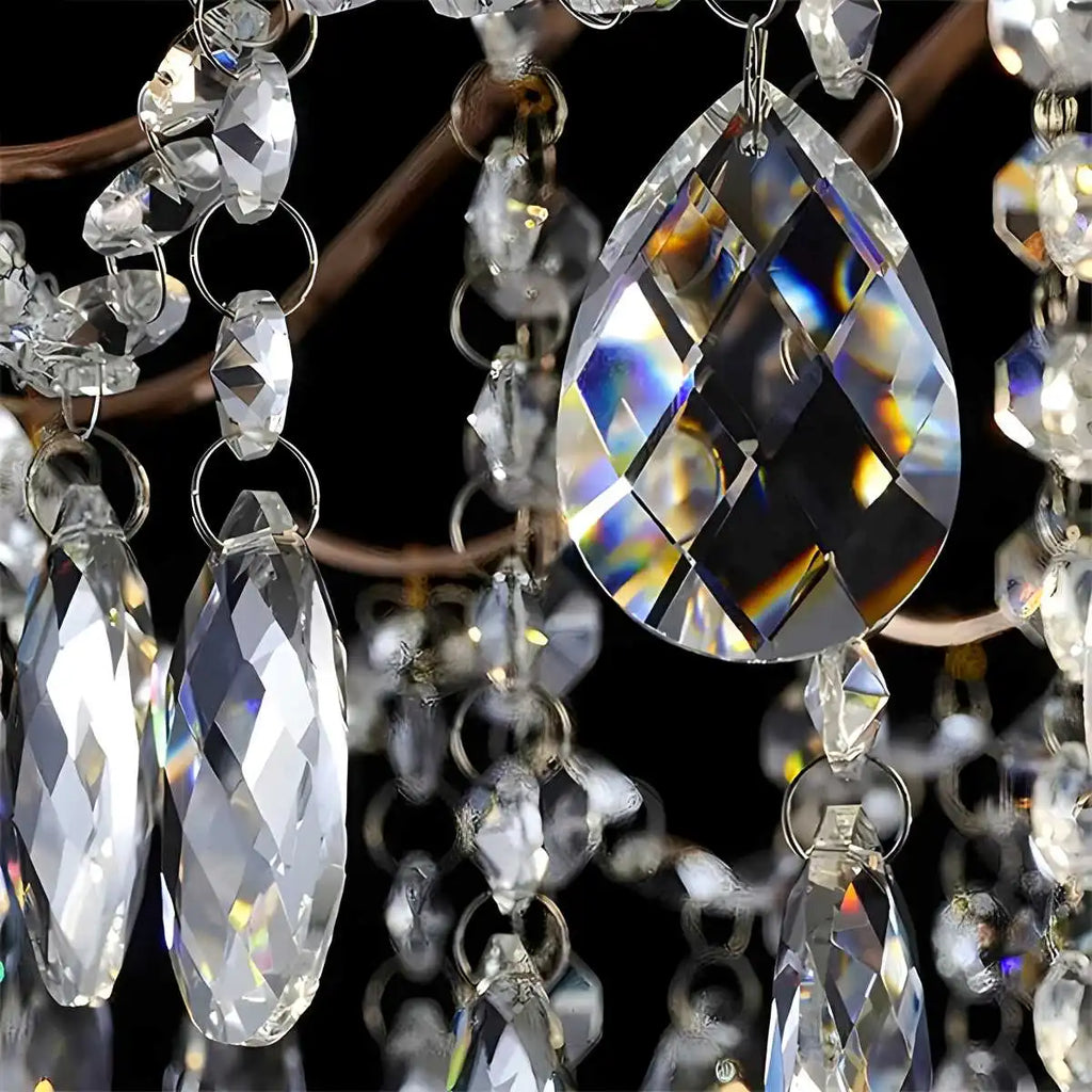 French Vintage Crystal Ceiling Chandelier | Desfino