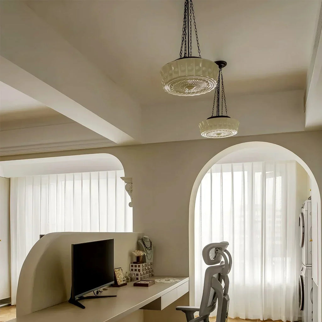 Hailie Vintage French Dome Pendant Light for Living Room | Desfino