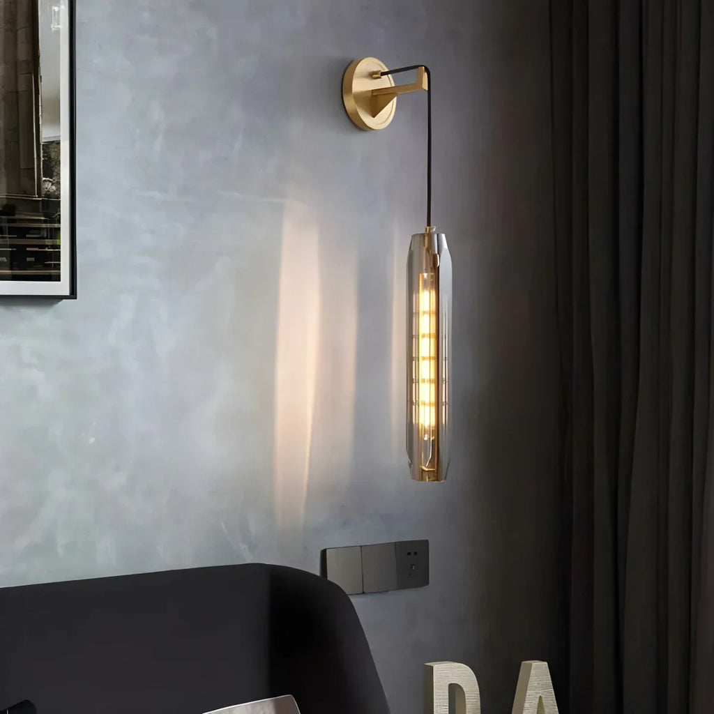 Hanging Crystal Wall Sconce | Desfino