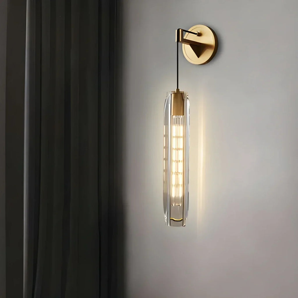 Hanging Crystal Wall Sconce | Desfino