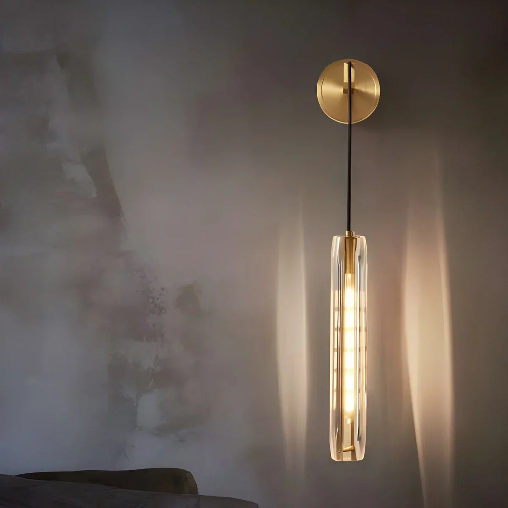 Hanging Crystal Wall Sconce | Desfino