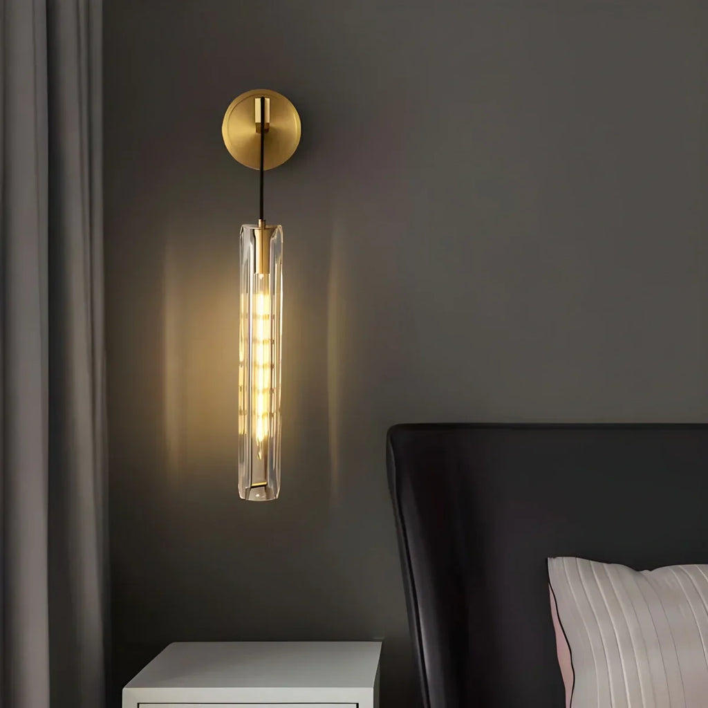 Hanging Crystal Wall Sconce | Desfino