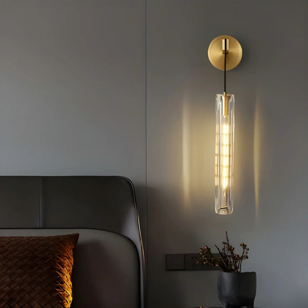 Hanging Crystal Wall Sconce | Desfino