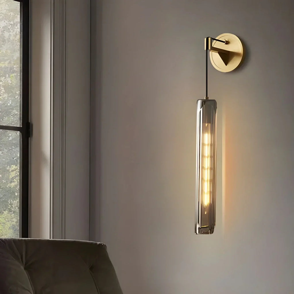 Hanging Crystal Wall Sconce | Desfino