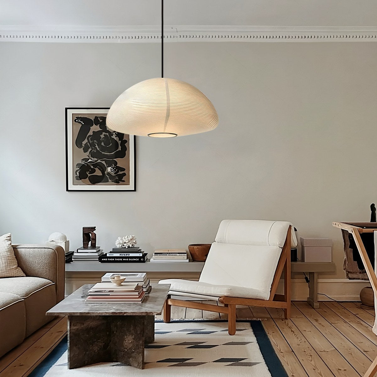 Hikari Paper Lantern Pendant Light for Bedroom | Desfino