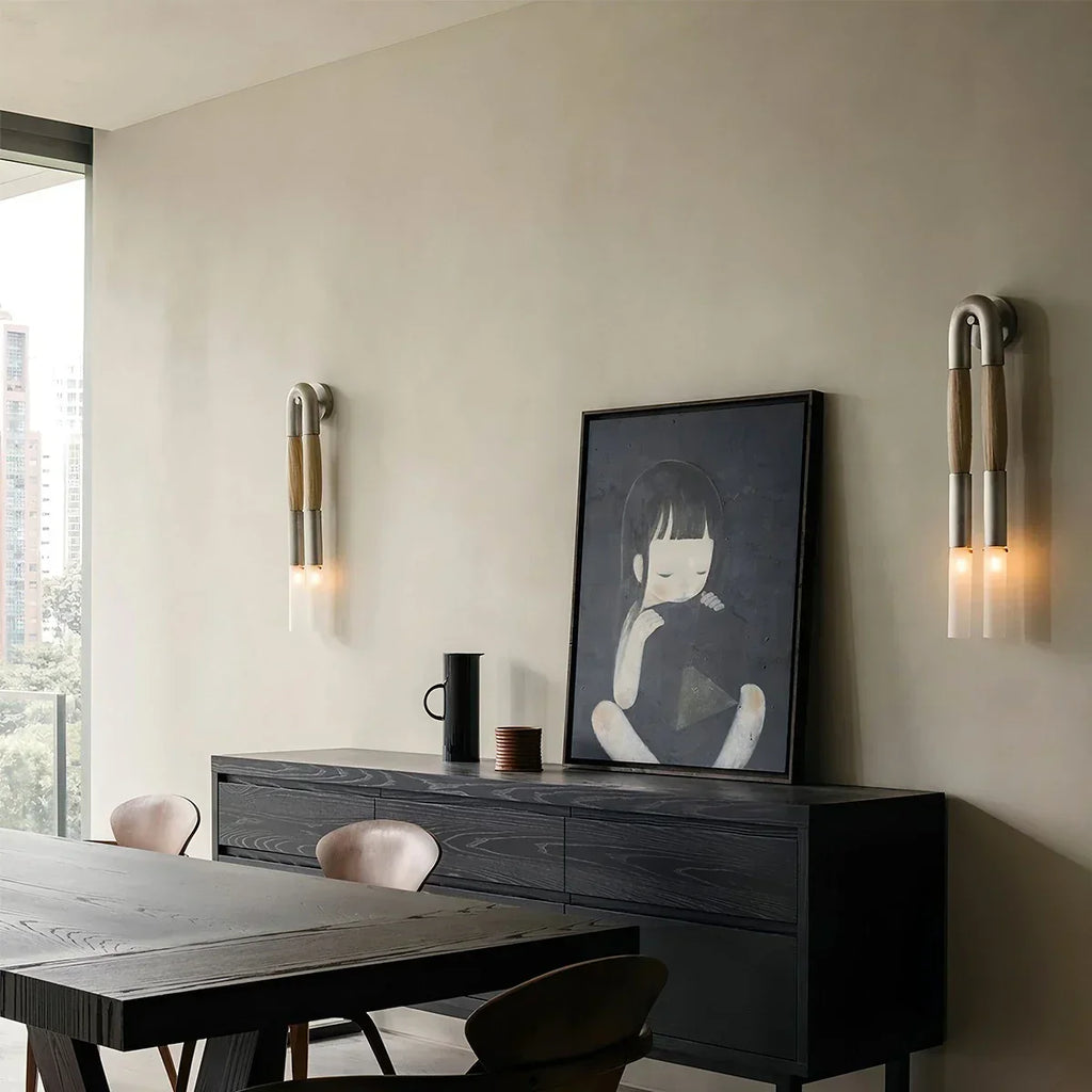 Horsehair U-Shaped Wall Lamp | Desfino