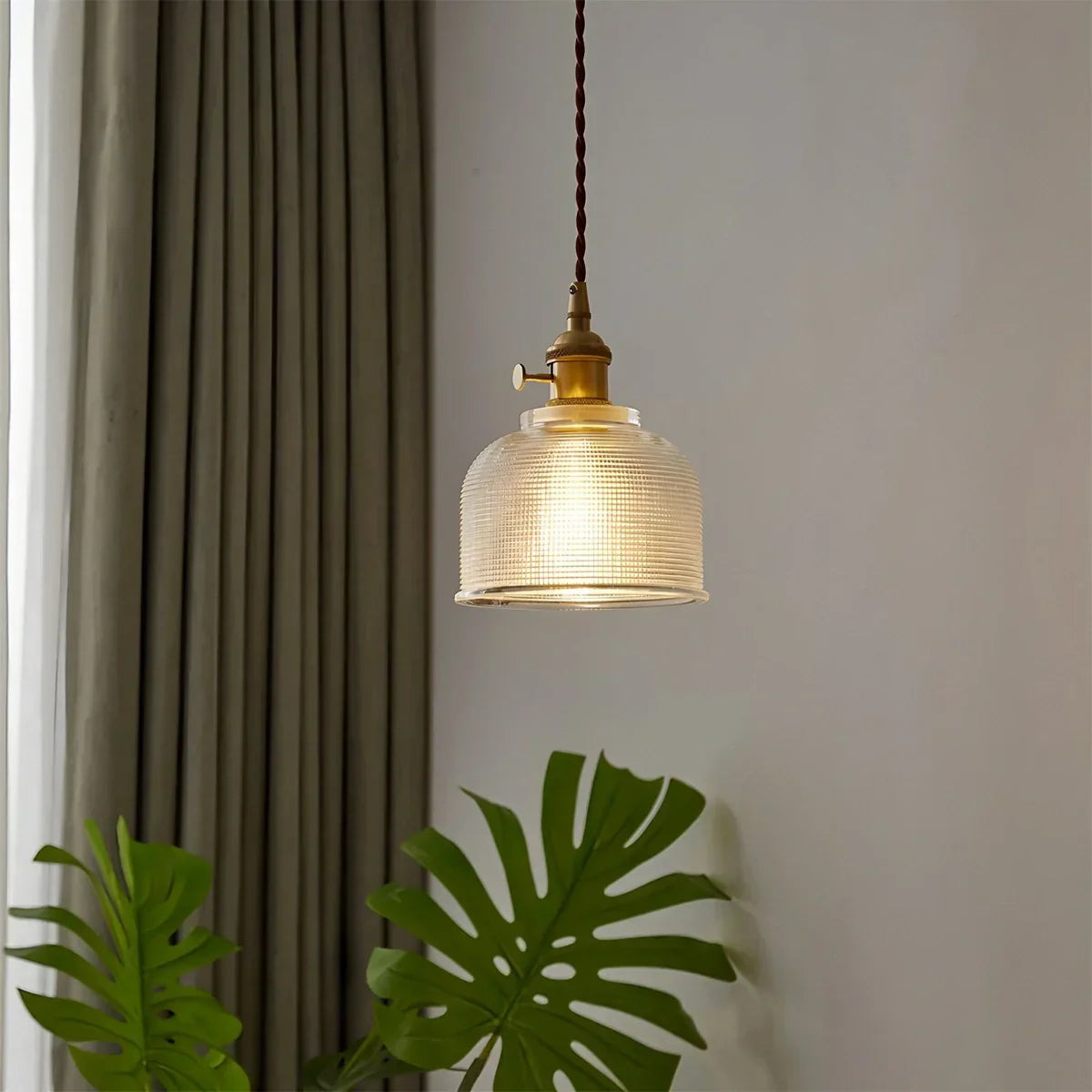 Isabel Glass Pendant Light for Kitchen Island | Desfino