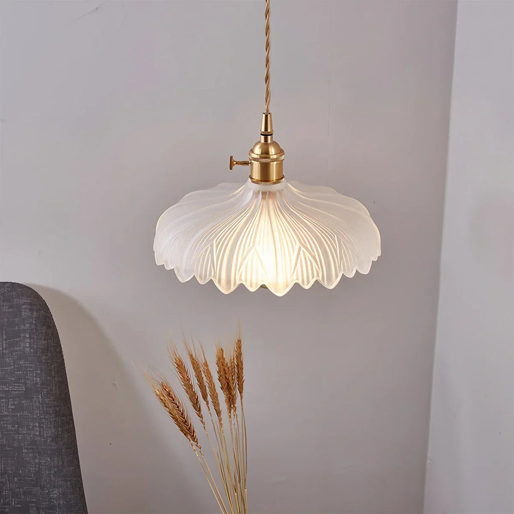 Isabel Glass Pendant Light for Kitchen Island | Desfino