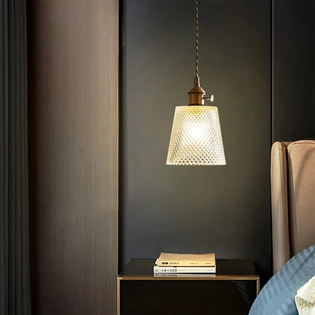 Isabel Glass Pendant Light for Kitchen Island | Desfino