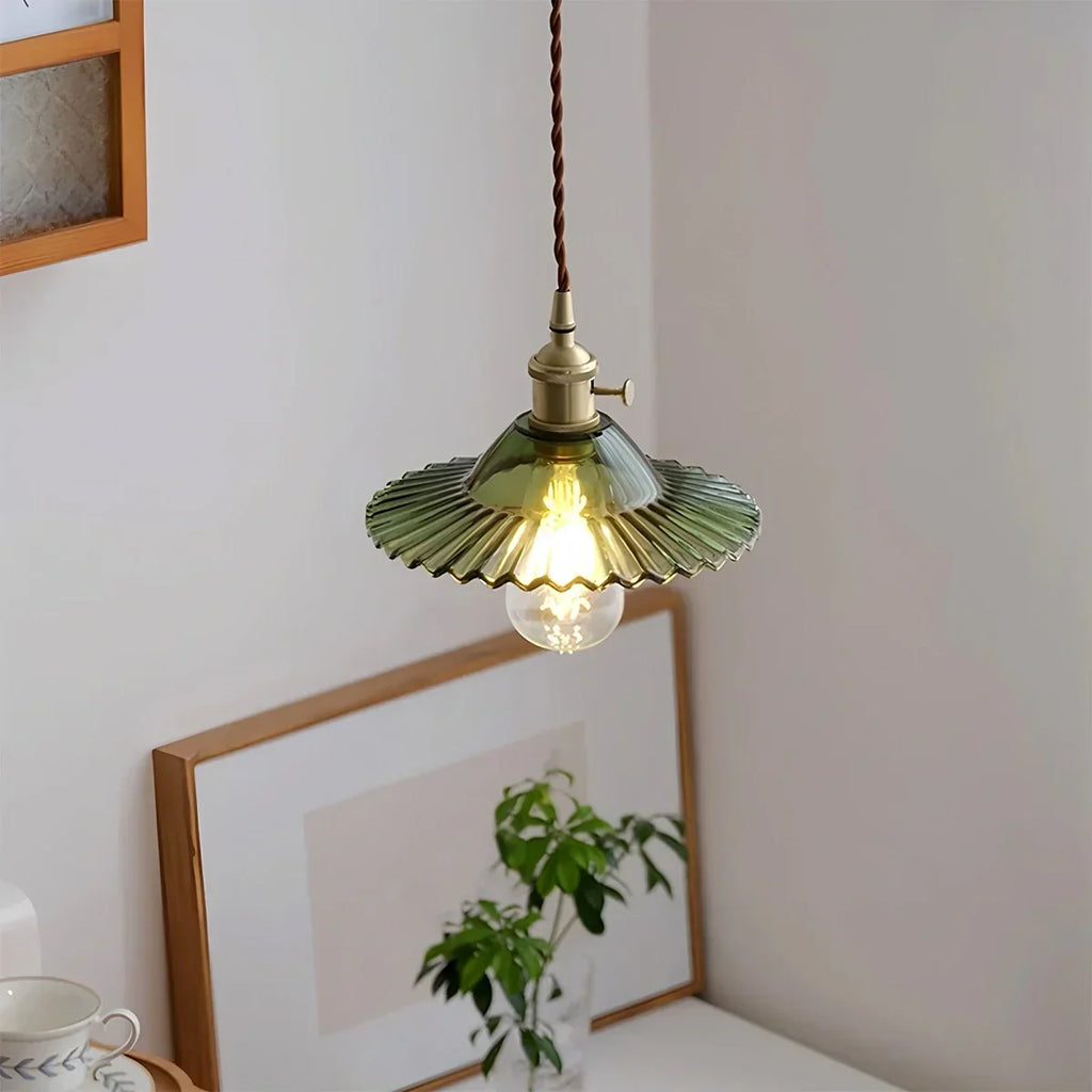Isabel Glass Pendant Light for Kitchen Island | Desfino