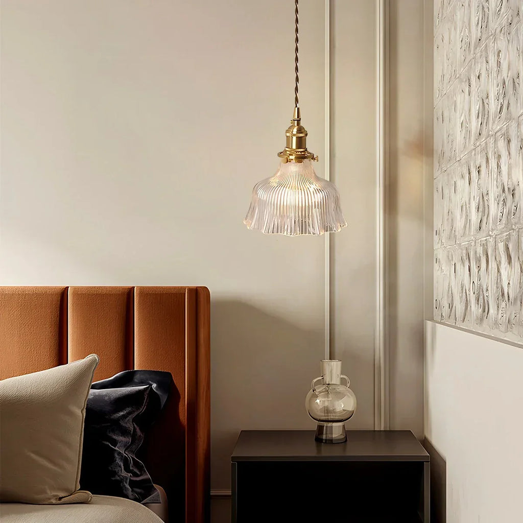 Isabel Glass Pendant Light for Kitchen Island | Desfino