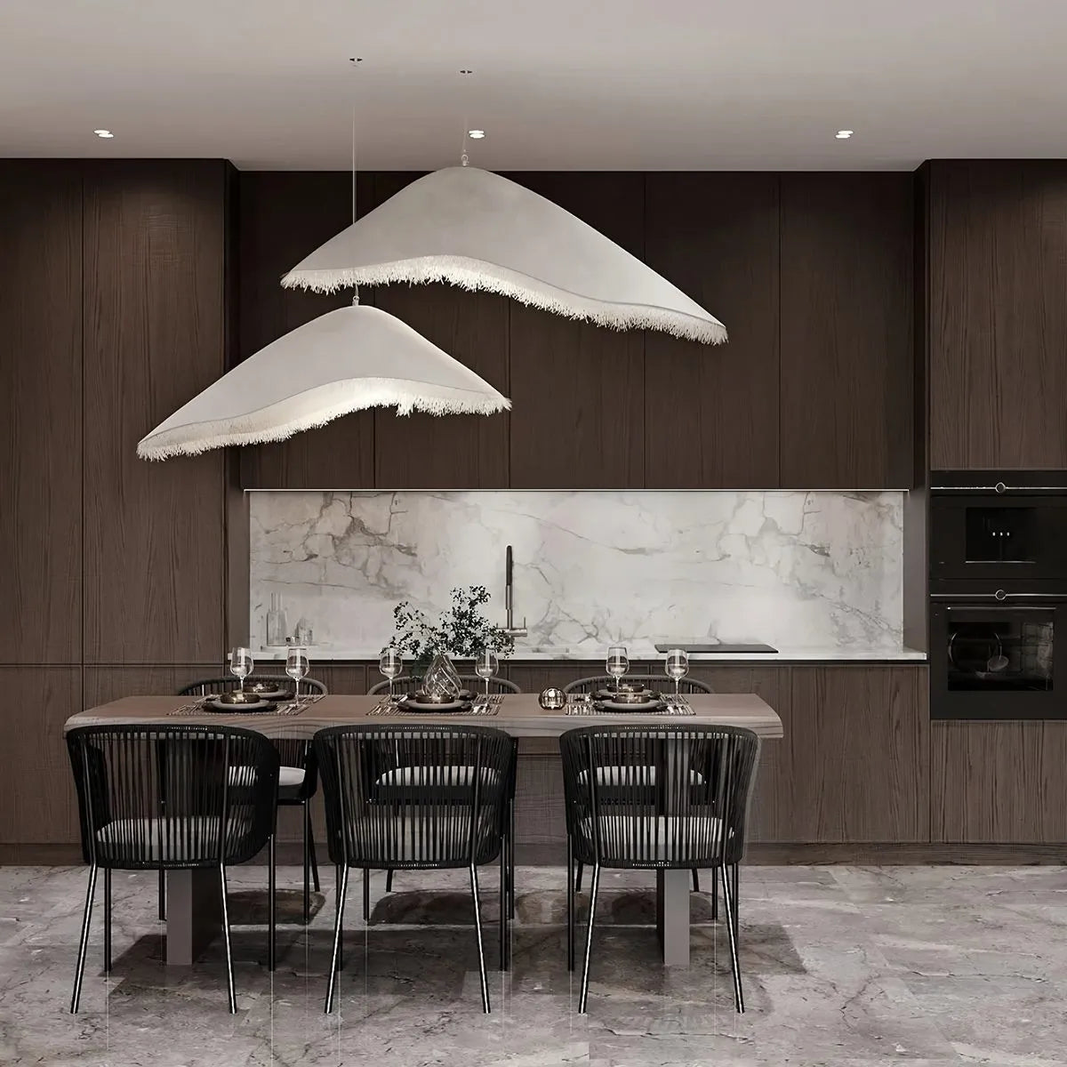 Jairo Sculptural Resin Pendant Light | Desfino