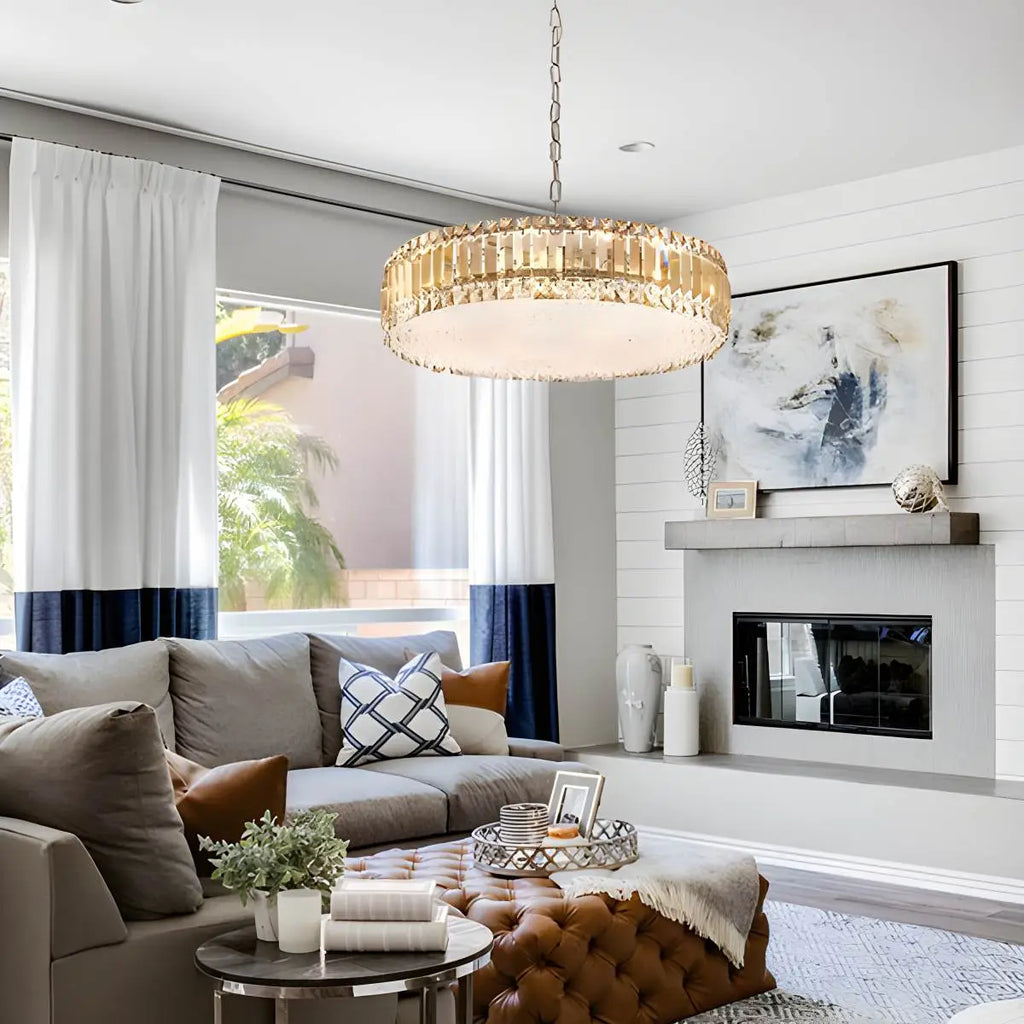 K9 Crystal Pendant Light for Dining Room | Desfino
