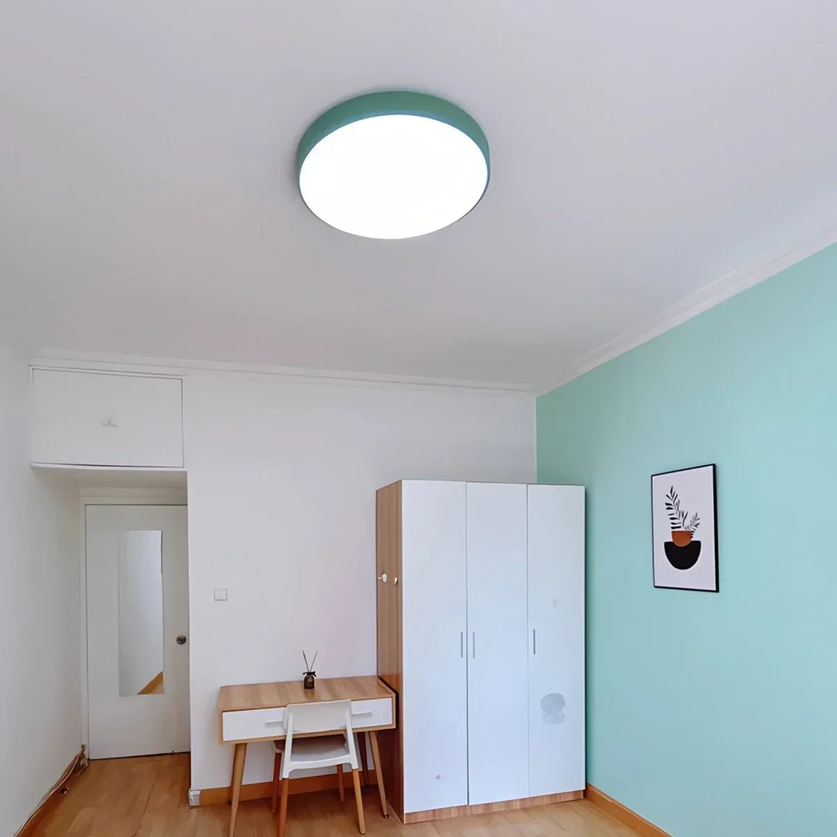 LED Minimalist Circular Macaron Ceiling Light | Desfino