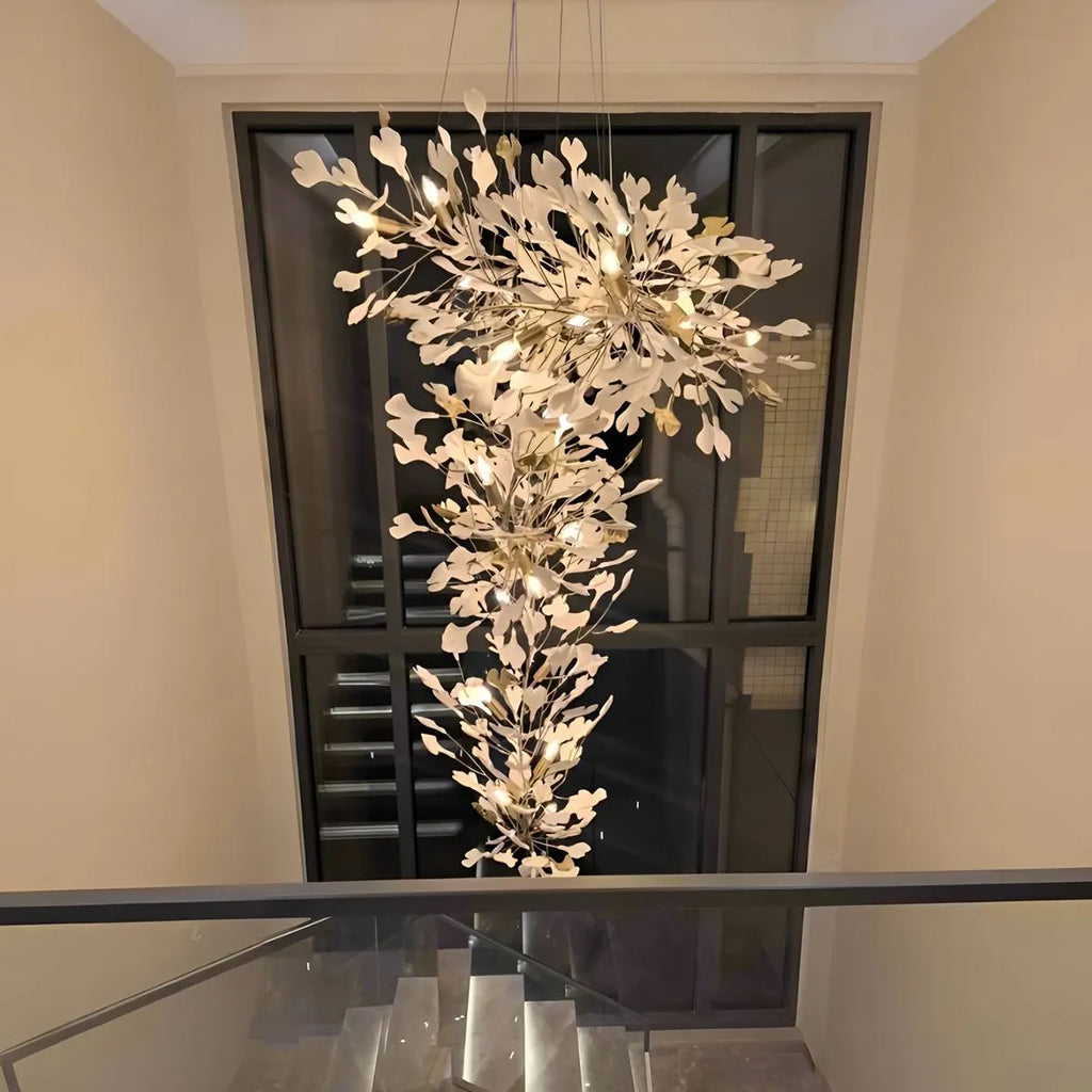 Großer Ginkgo-Blatt-Kronleuchter | Desfino