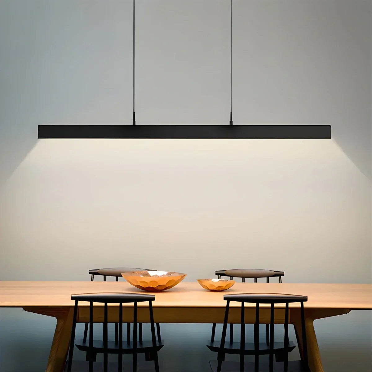 Modern Linear Pendant Light  for Kitchen Island | Desfino