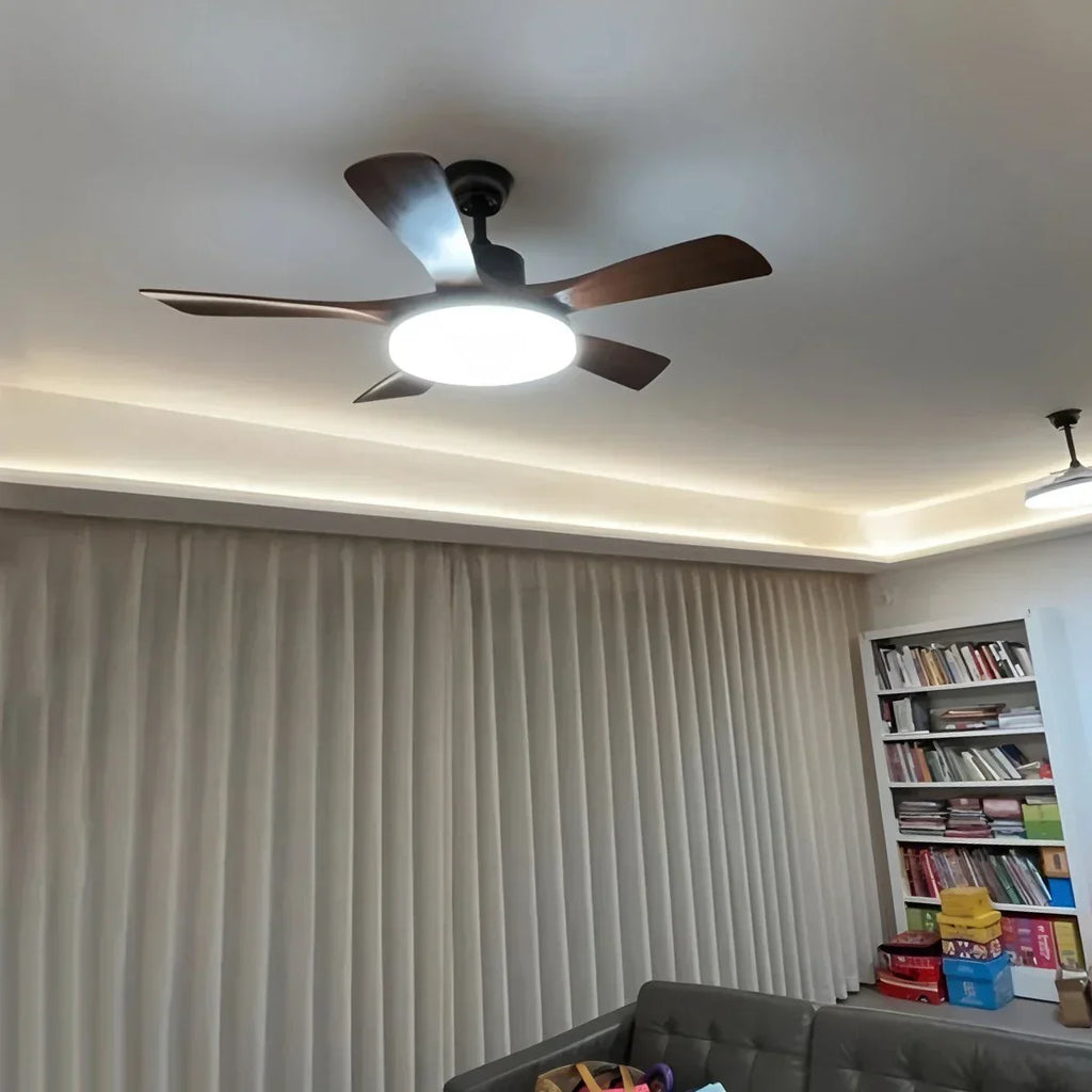Living Room Minimalist Ceiling Fan with Light | Desfino