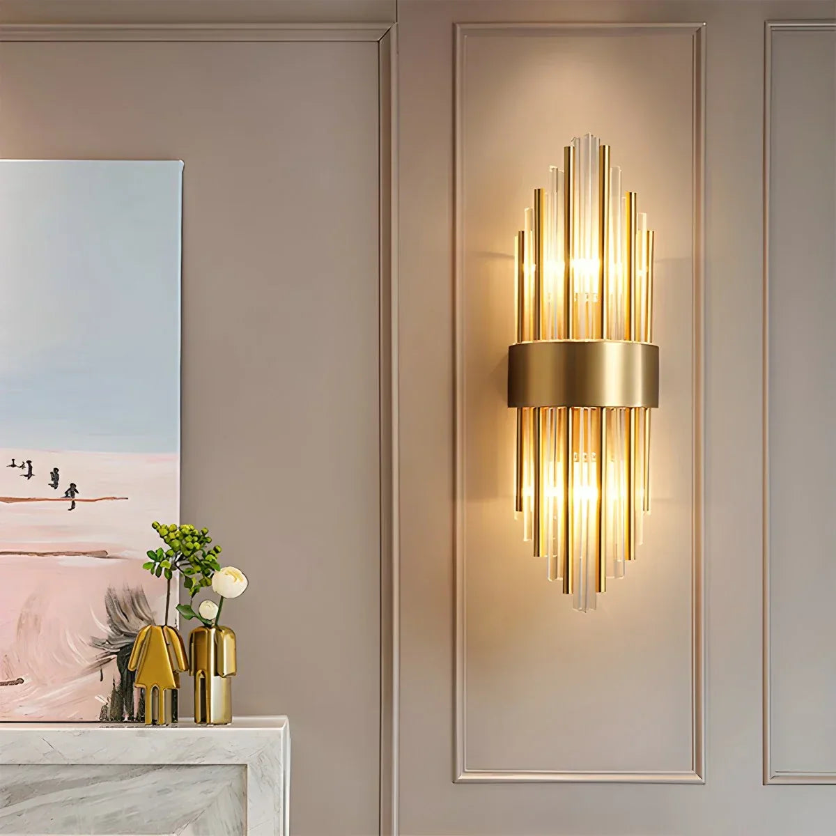 Minimal Luxury Glass Wall Lamp | Desfino