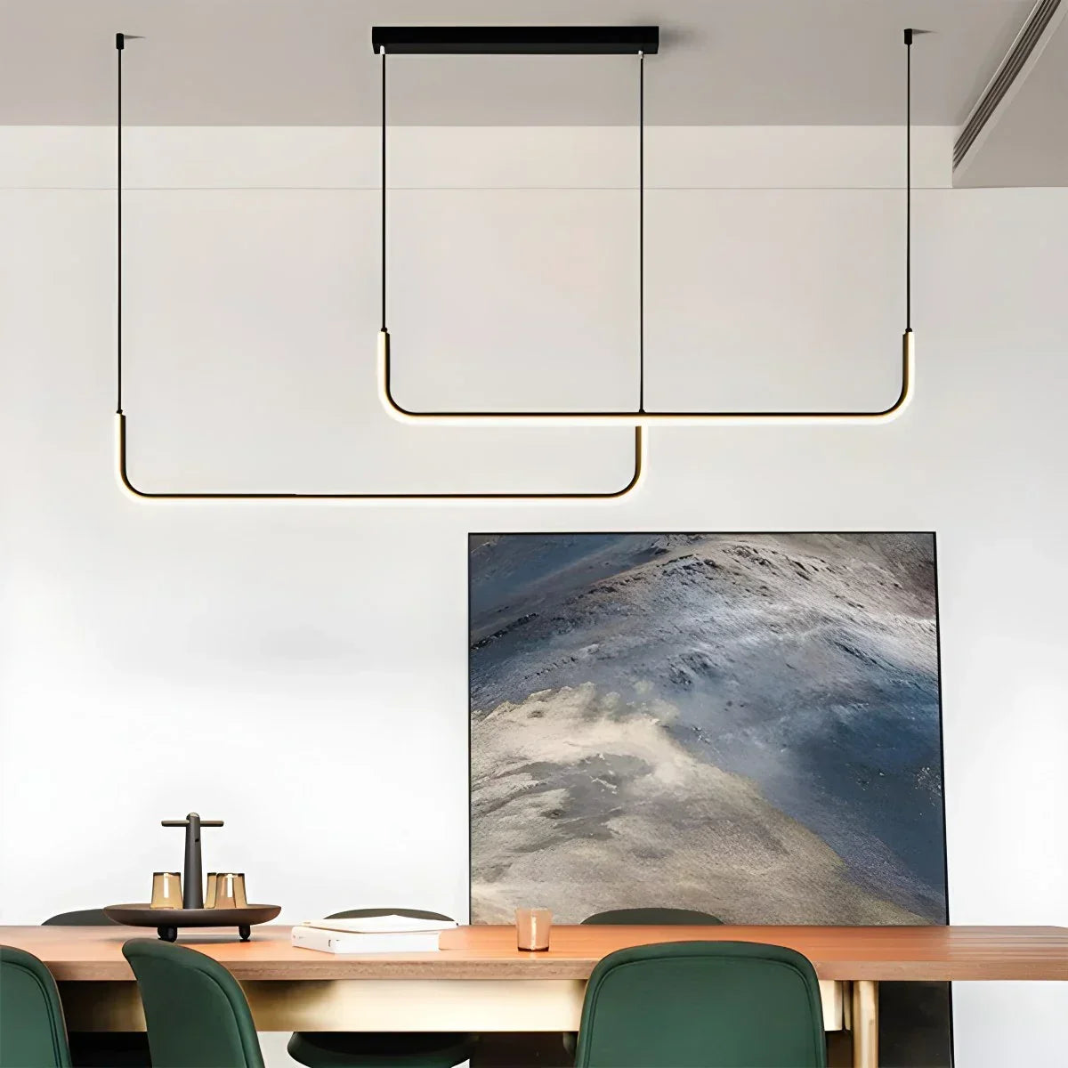 Moderner LED-Deckenleuchter für das Wohnzimmer | Desfino