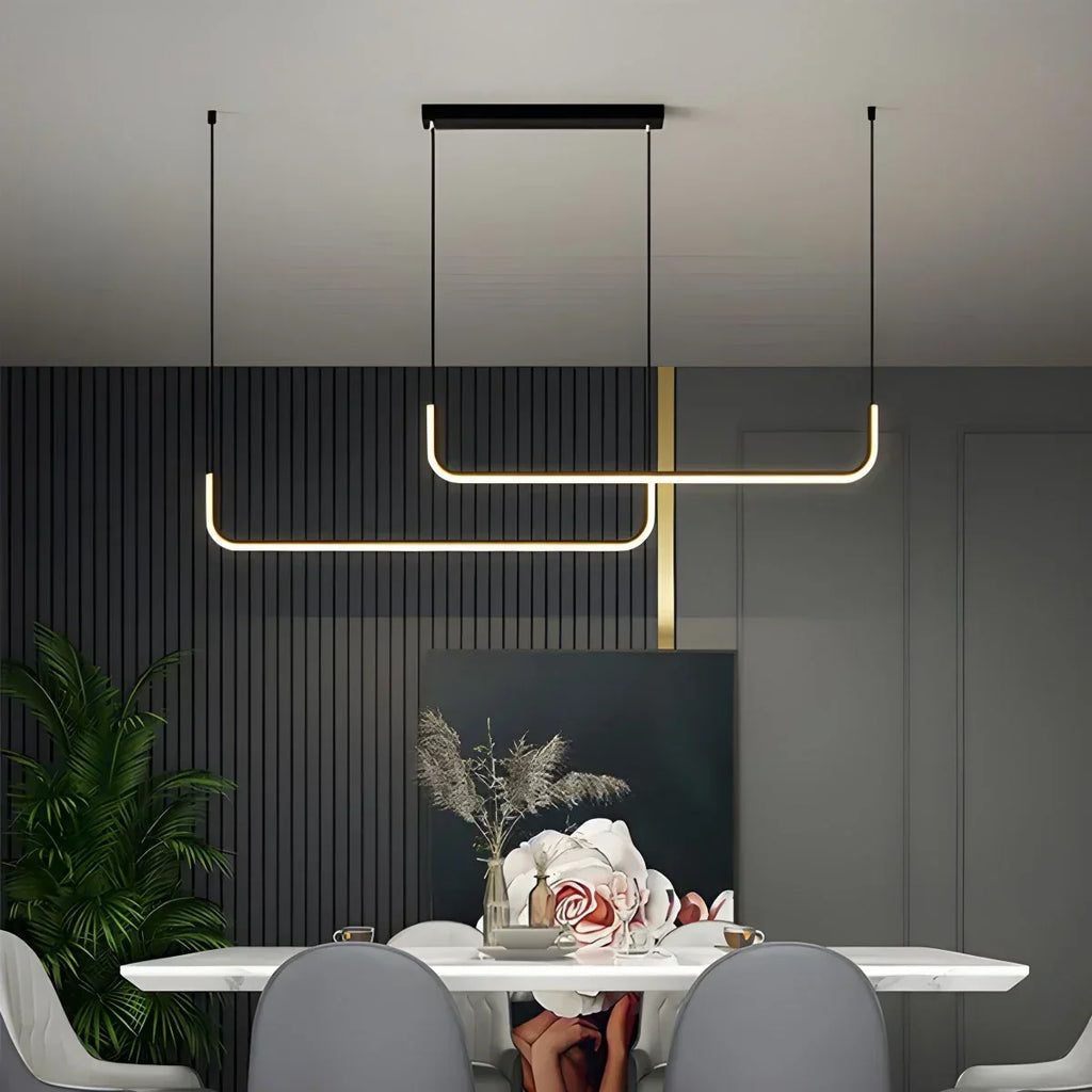 Moderner LED-Deckenleuchter für das Wohnzimmer | Desfino