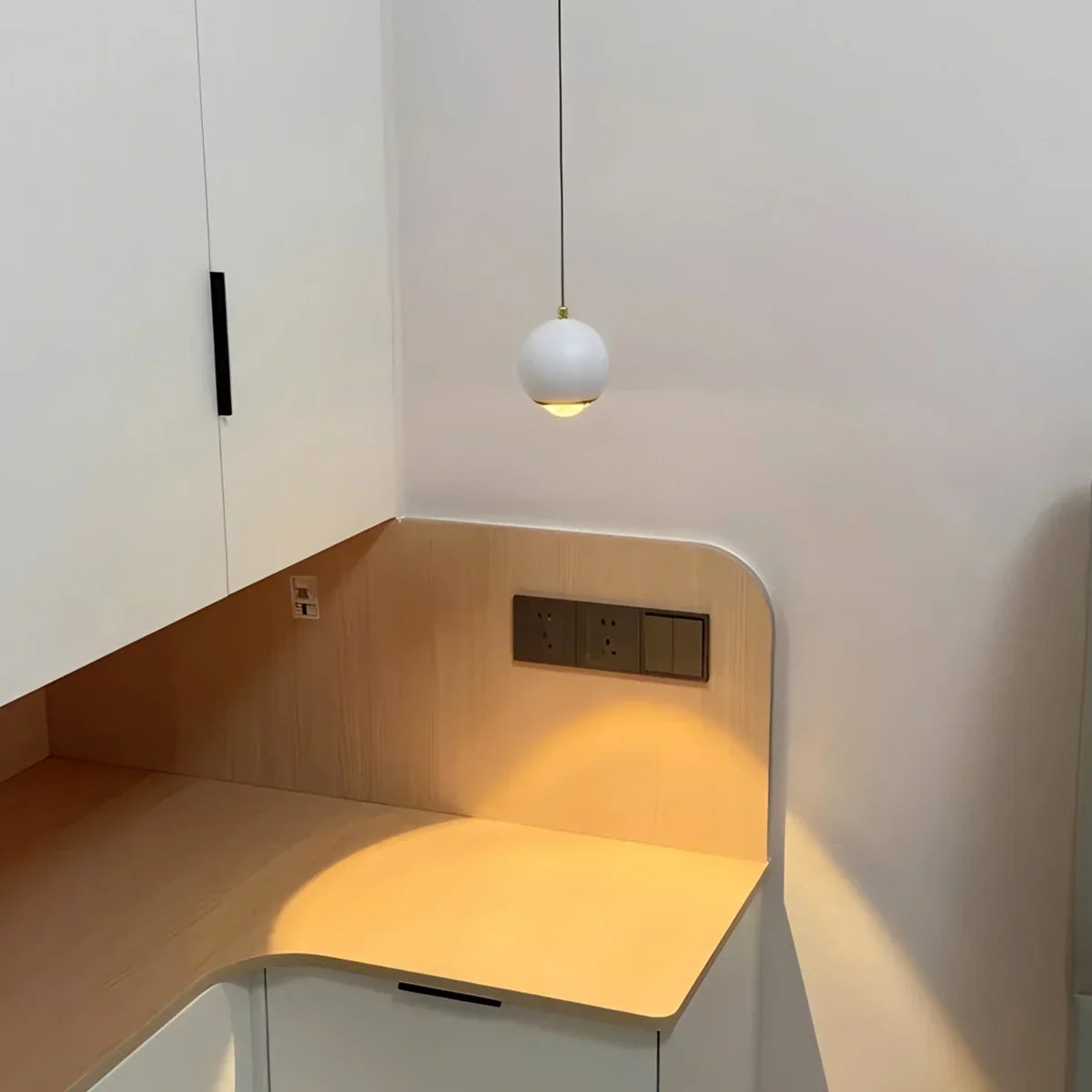 Modern Minimalist Ball Shape LED Pendant Light | Desfino