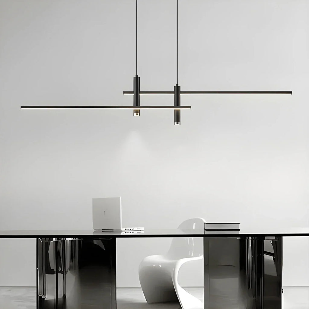 Modern Minimalist Linear LED Pendant Light | Desfino