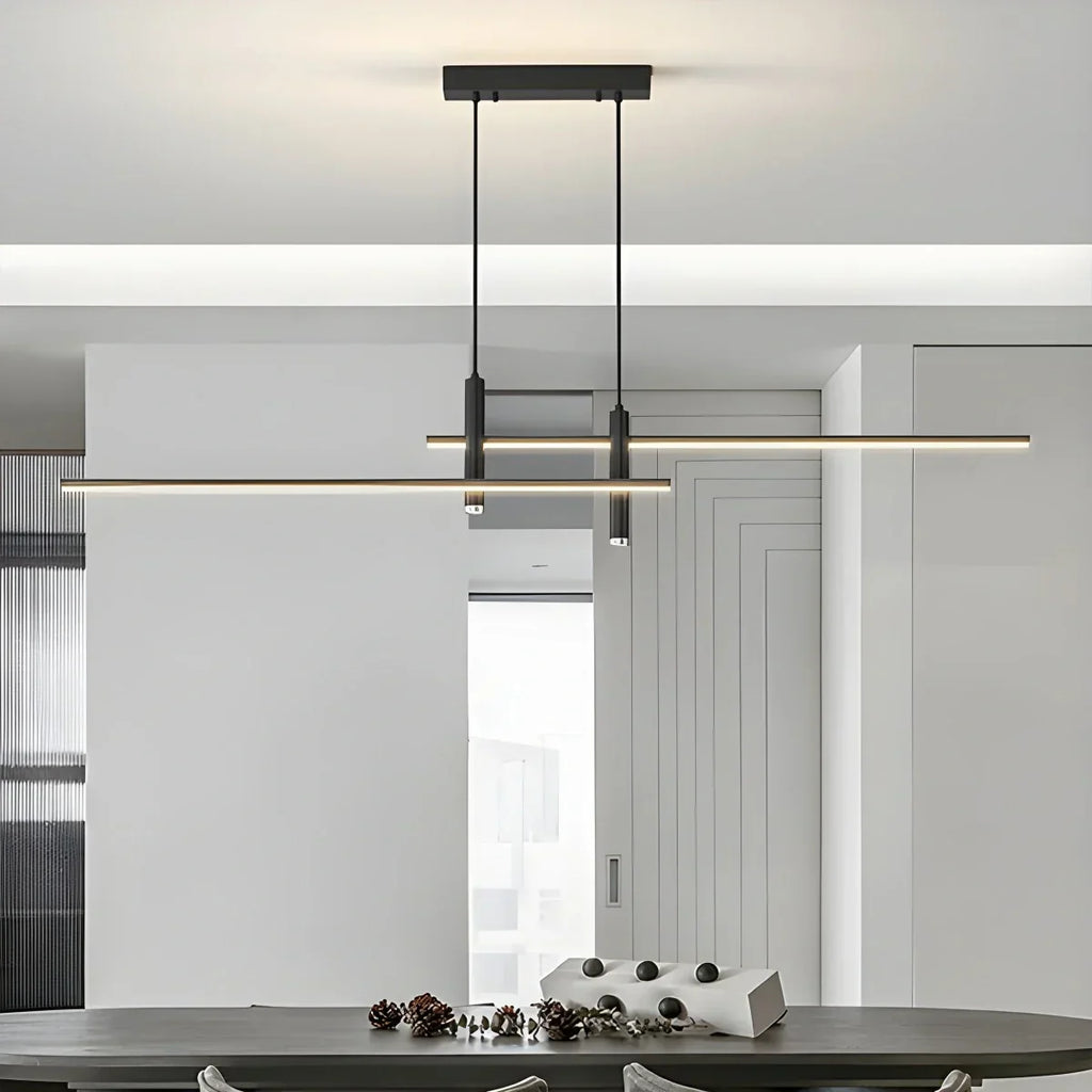 Modern Minimalist Linear LED Pendant Light | Desfino