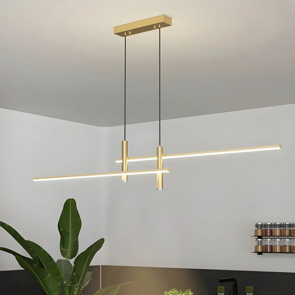 Modern Minimalist Linear LED Pendant Light | Desfino