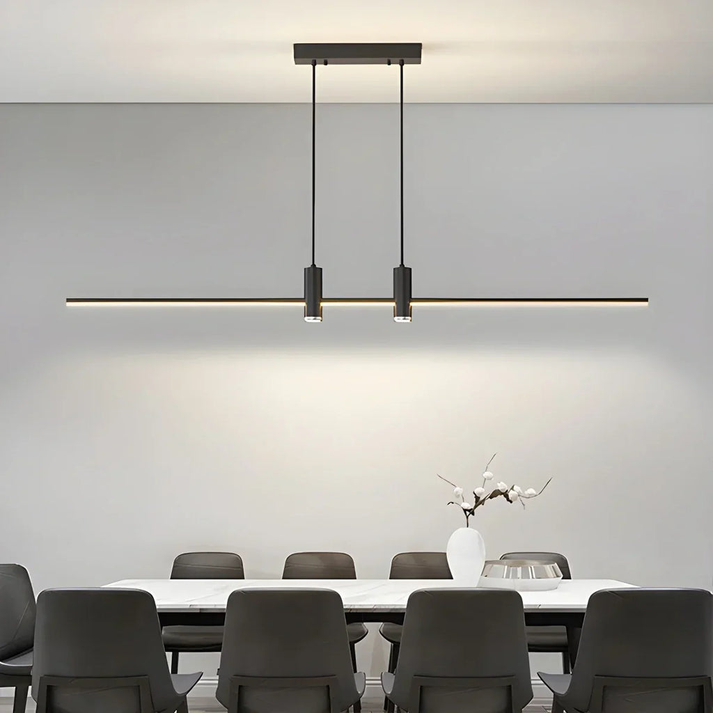 Modern Minimalist Linear LED Pendant Light | Desfino