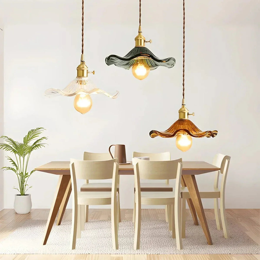 Nordic Japanese Glass Chandelier for Living Room | Desfino