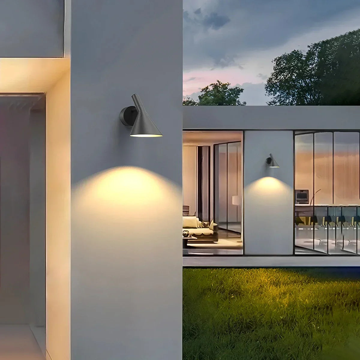 Outdoor Waterproof Conical Wall Lamp | Desfino
