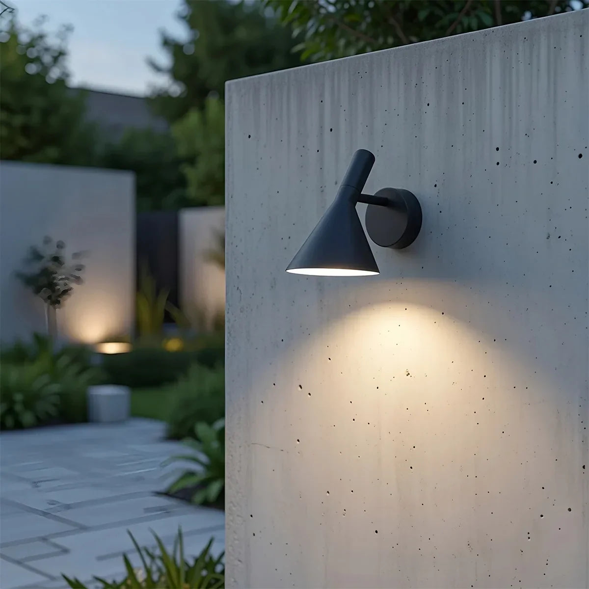 Outdoor Waterproof Conical Wall Lamp | Desfino
