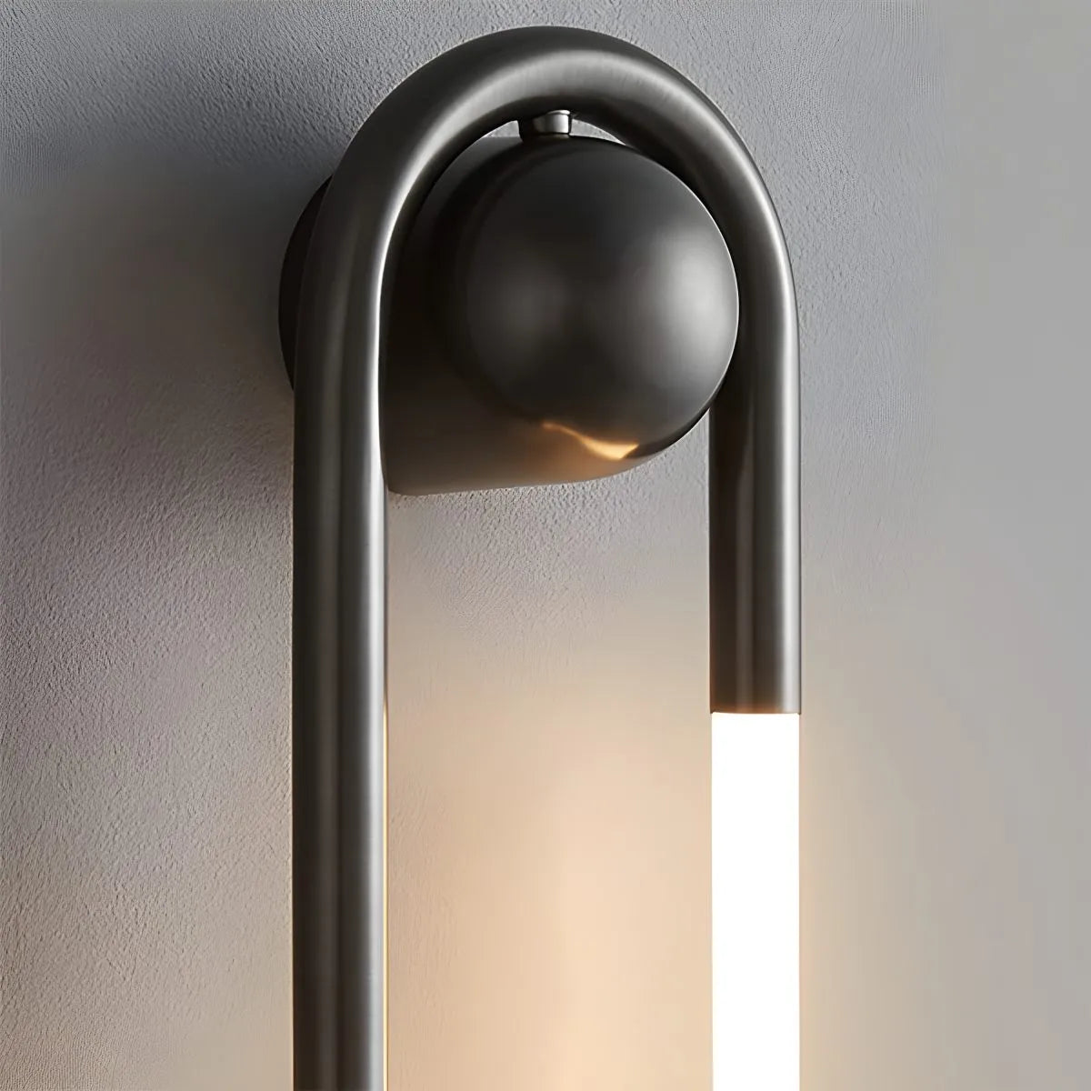 Ovale Messing-Wandleuchte für das Wohnzimmer | Desfino